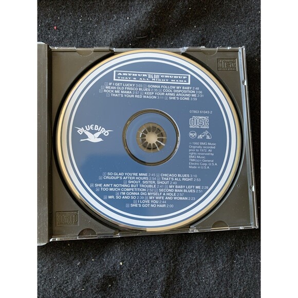 Arthur "Big Boy" Crudup The Very Best Songs Blues CD 1992 Digital Remaster - EUC - Picture 4 of 7